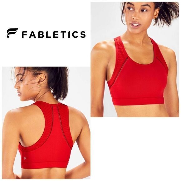 Fabletics red sports bra. NWT - Picture 1 of 5